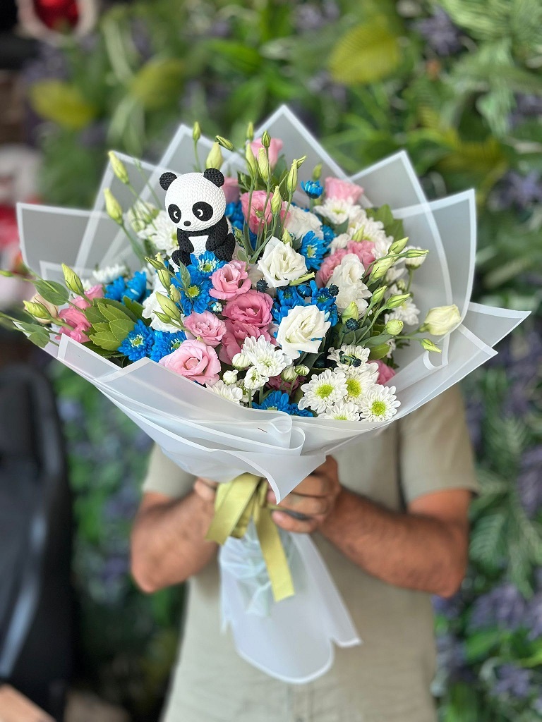 Panda Fig�rl� Buket