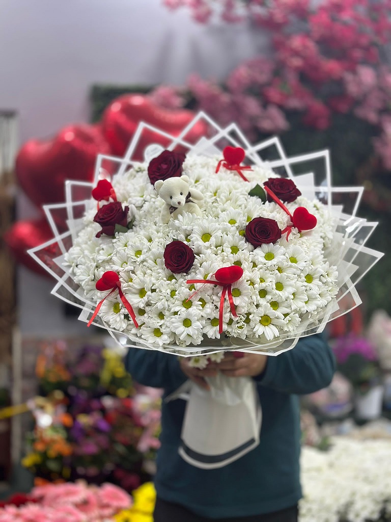 Dev Buket Serisi Gl ve papatya